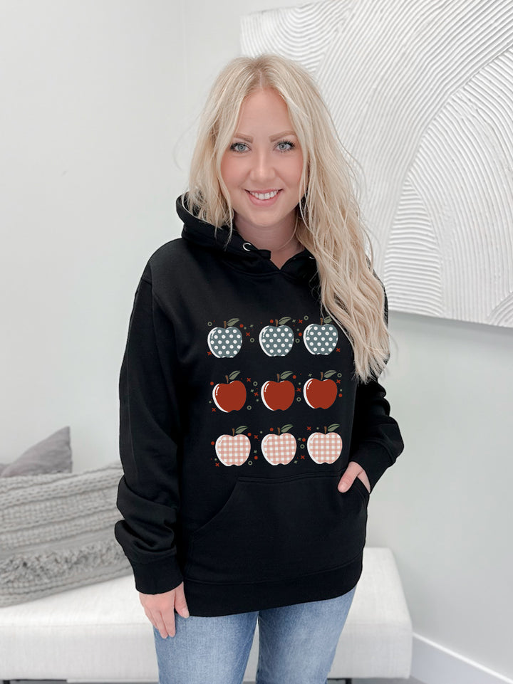 Apple Stamp Graphix Pullover / Hoodie