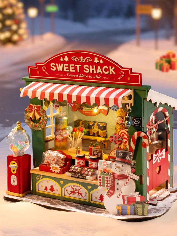 DIY Miniature Christmas Candy Stand