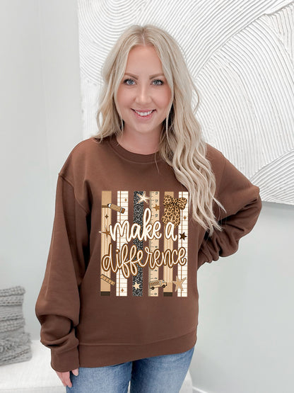 Make A Difference Graphix Pullover