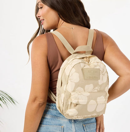 Hana Hou Mini Backpack in Creme Dune by Aloha