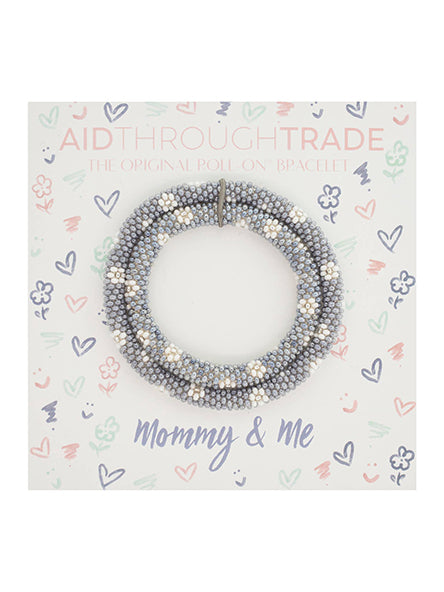 Mommy & Me Roll On Bracelets in Daisy