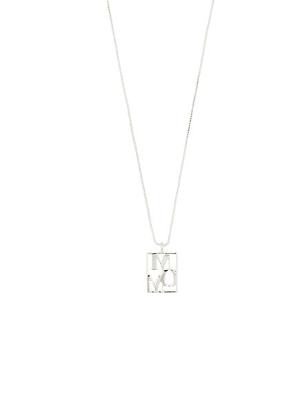 Mom Love Tag Necklace by Pilgrim