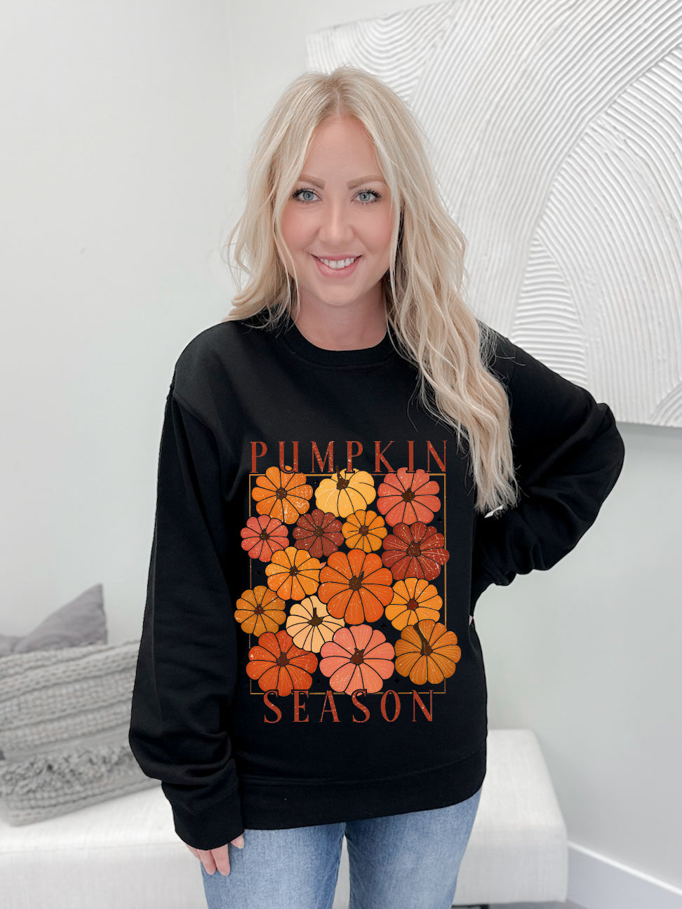 Coloured Pumpkin Season Graphix Pullover / Hoodie