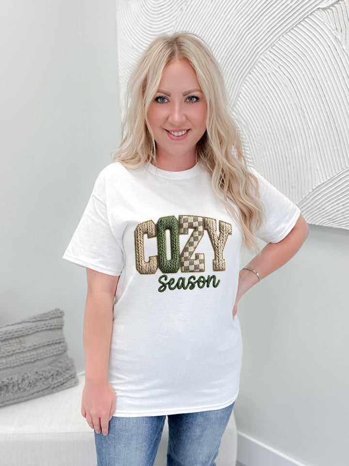 Knitted Cozy Season Graphix Tee
