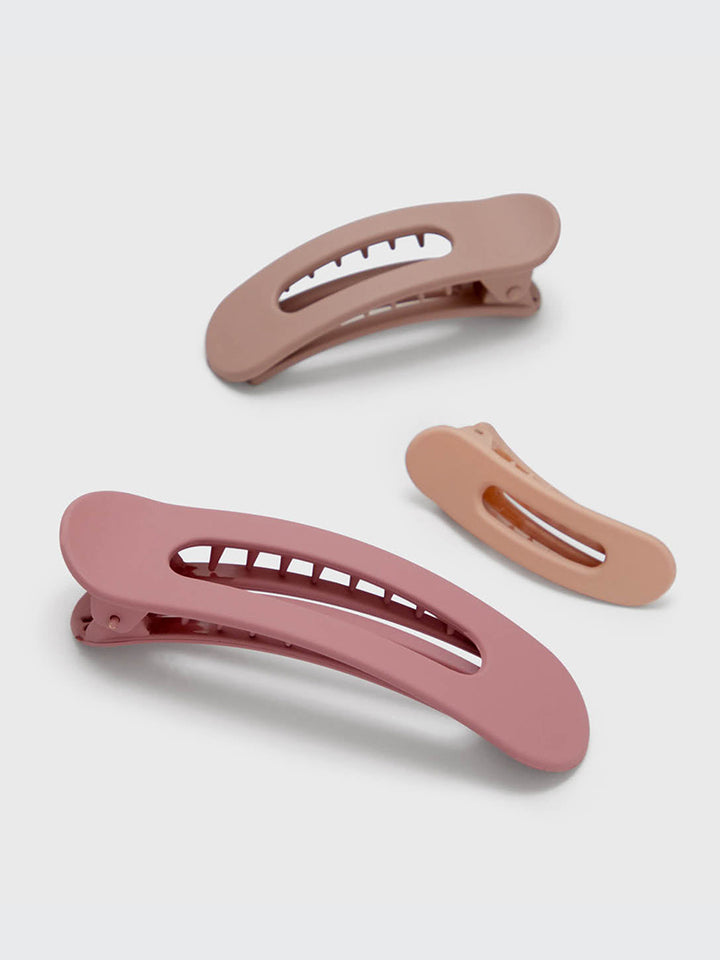 Kitsch Flat Lay Claw Clip in Terracotta