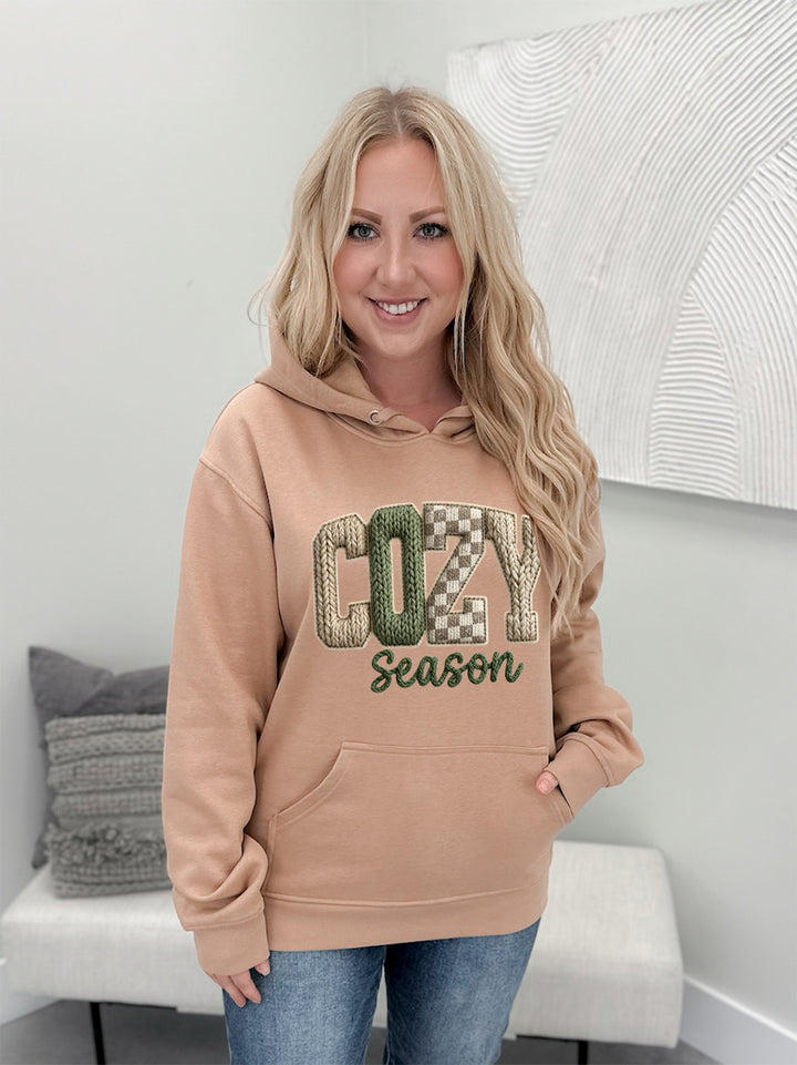 Knitted Cozy Season Graphix Pullover / Hoodie