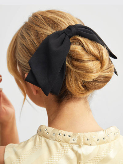 Kitsch Recycled Fabric Bow Hair Clip