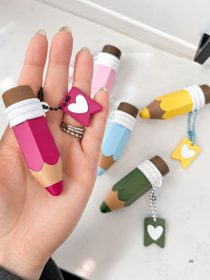 Pencil Clicker Keychain