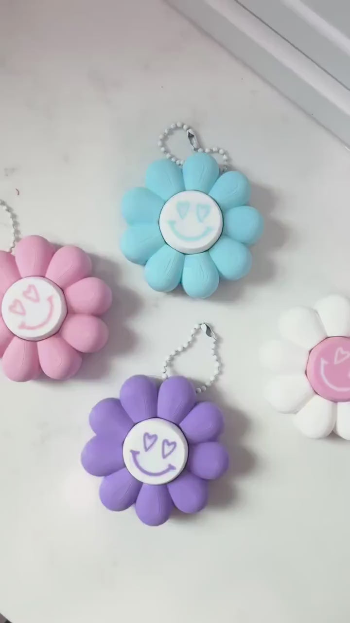 Flower Clicker Keychain