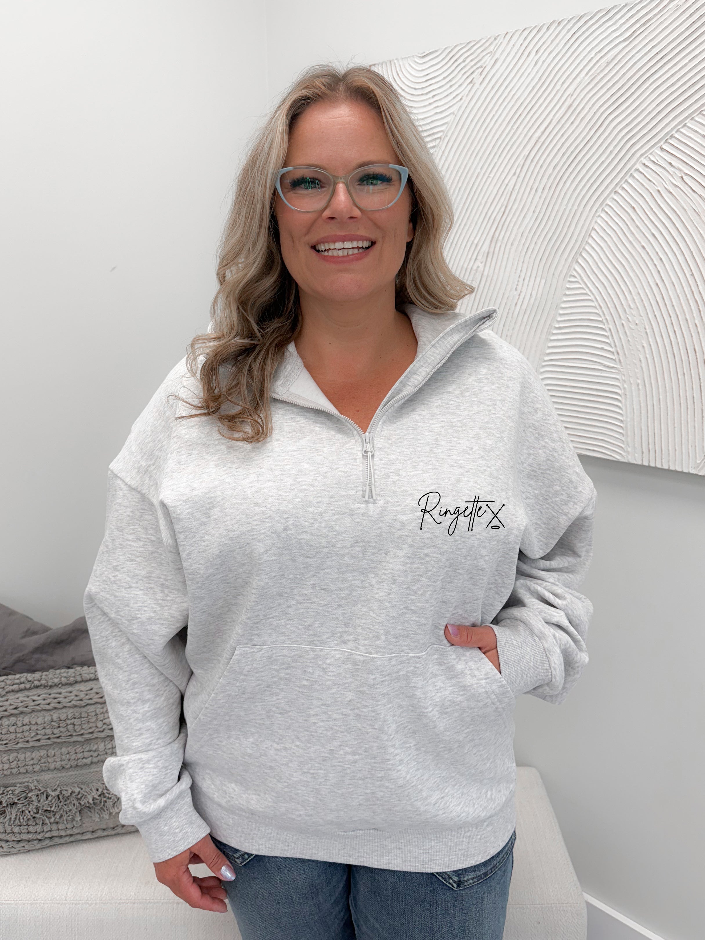 Ringette Half Zip Graphix Hoodie