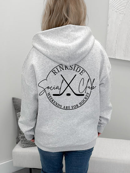 Hockey Half Zip Graphix Hoodie