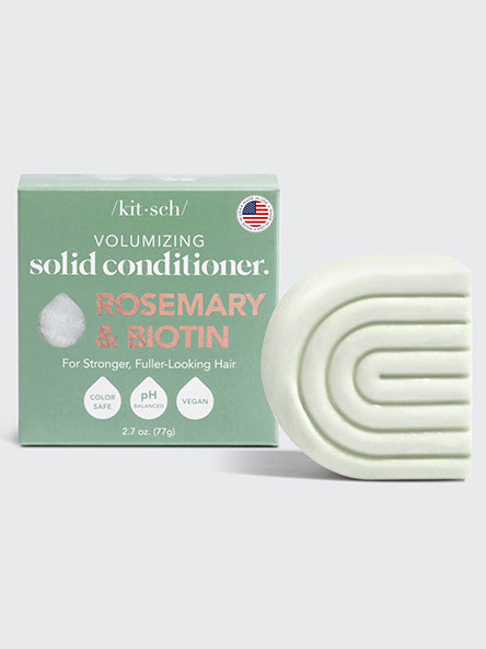 Rosemary & Biotin Volumizing Solid Conditioner by Kitsch