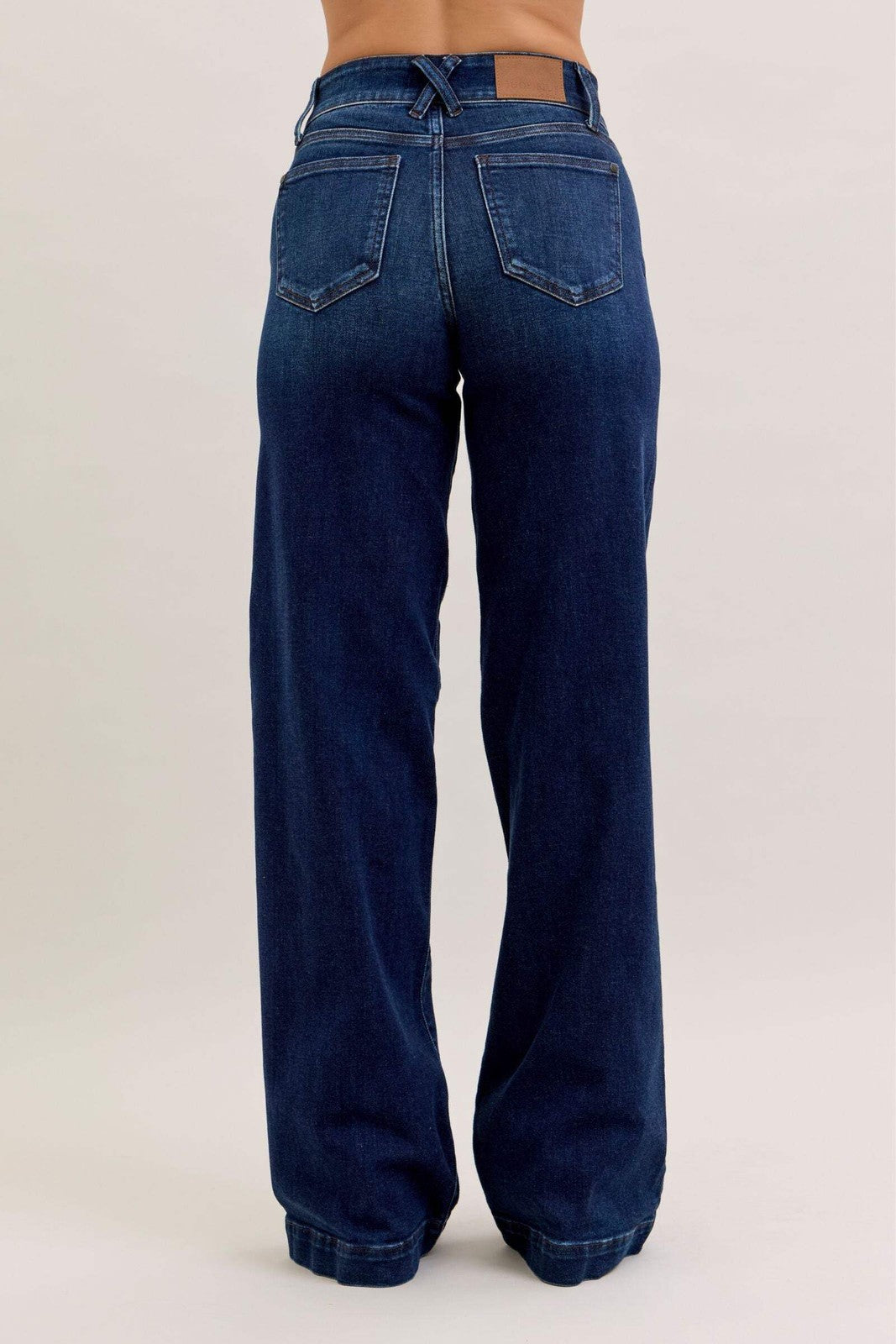 Gigi Wide Leg in Dark Wash by Judy Blue