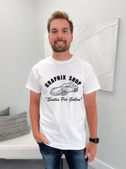 Smiles Per Gallon Graphix Tee