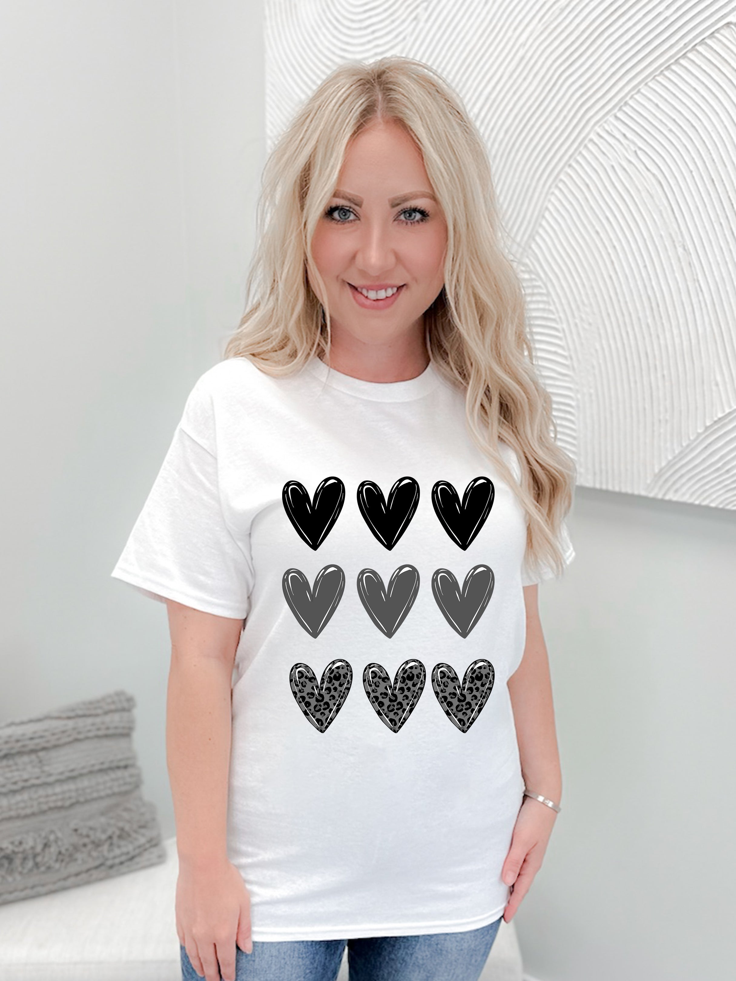 Black Heart Stamp Graphix Tee