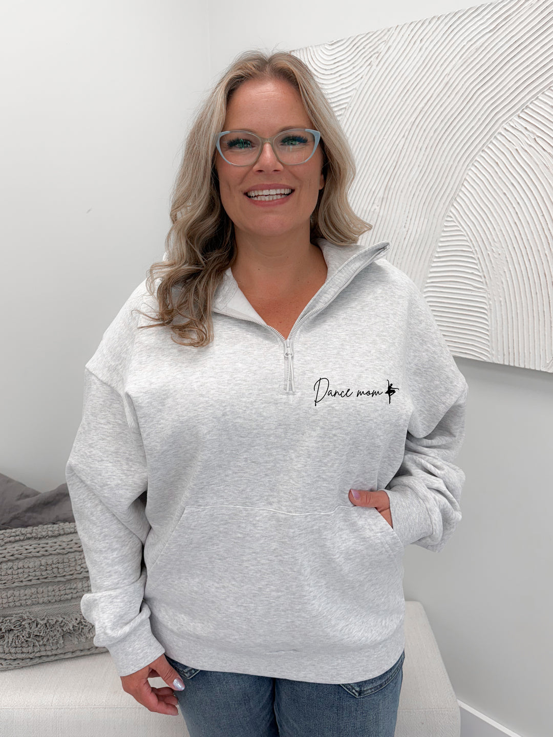Dance Mom Half Zip Graphix Hoodie
