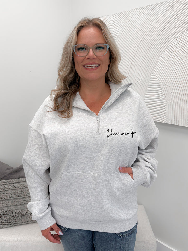 Dance Mom Half Zip Graphix Hoodie