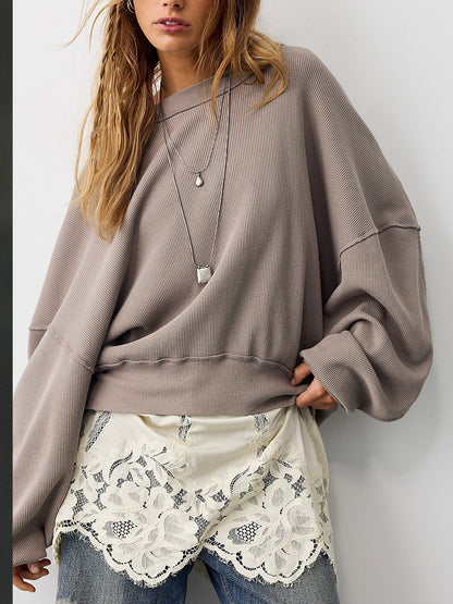 We The Free Skyline Thermal in Petrified Wood by Free People