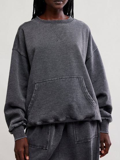 Slow It Down Pullover in Black by Free People