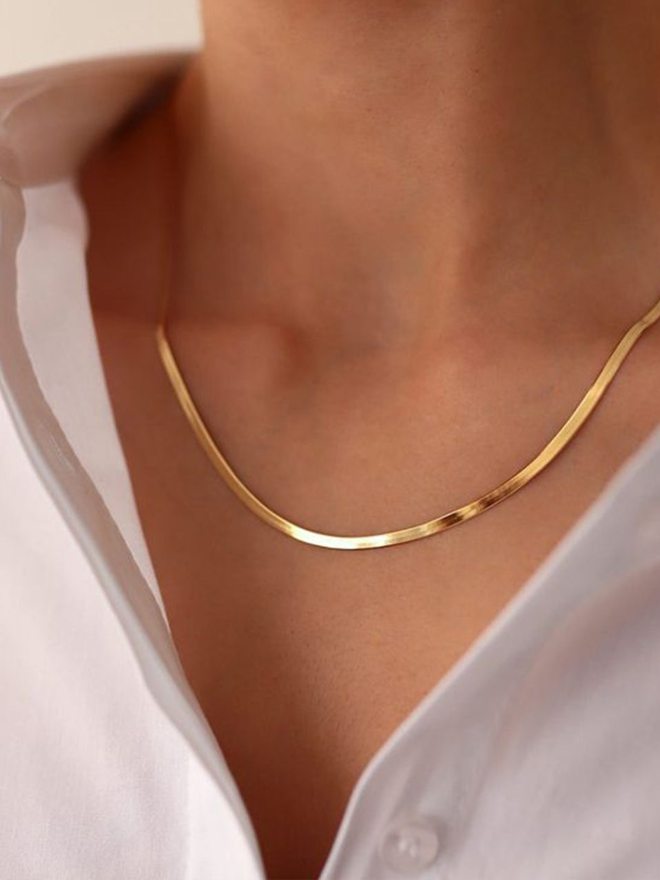 Flat Chain Necklace