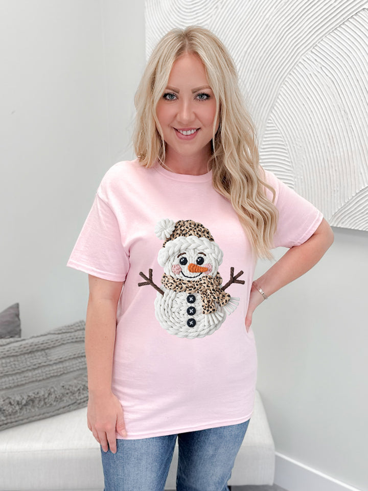 Knitted Snowman Graphix Tee