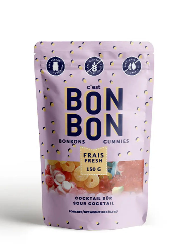 Sour Cocktail Gummy Candies by Bon Bon