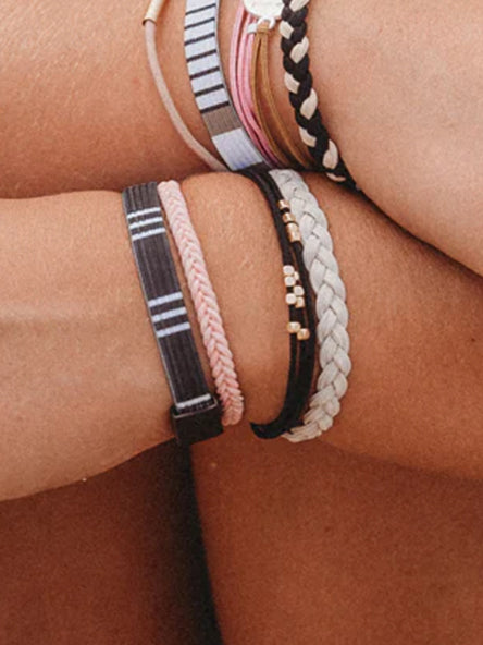 Strength Hair Tie Bracelet Set by K'lani