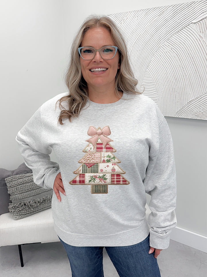 Christmas Tree Patchwork Graphix Pullover / Hoodie