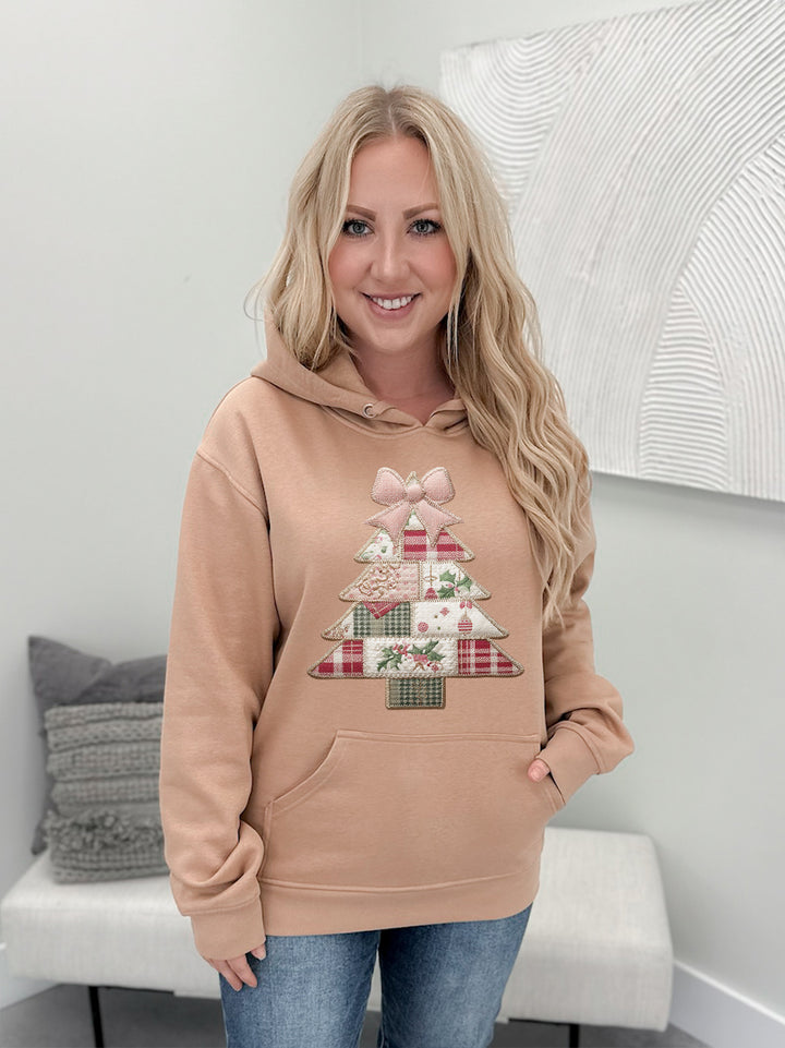 Christmas Tree Patchwork Graphix Pullover / Hoodie