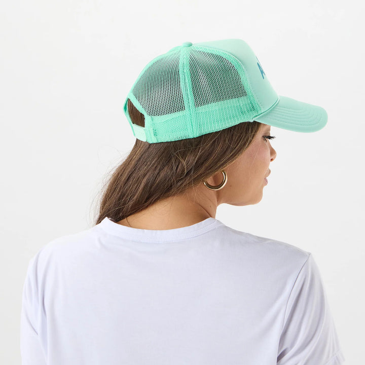 ALOHA Trucker Hat in Seafoam by ALOHA