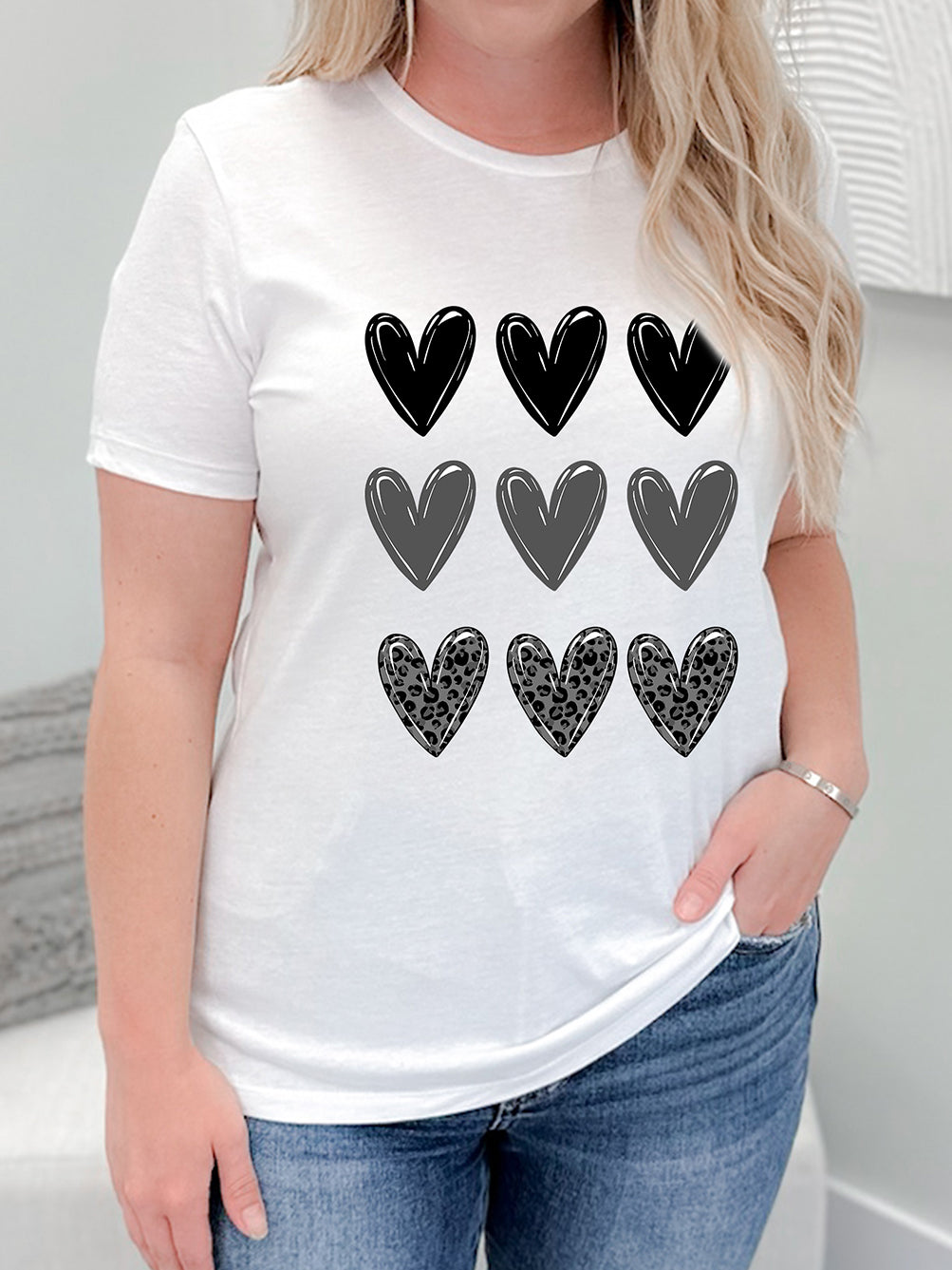 Black Heart Stamp Graphix Tee