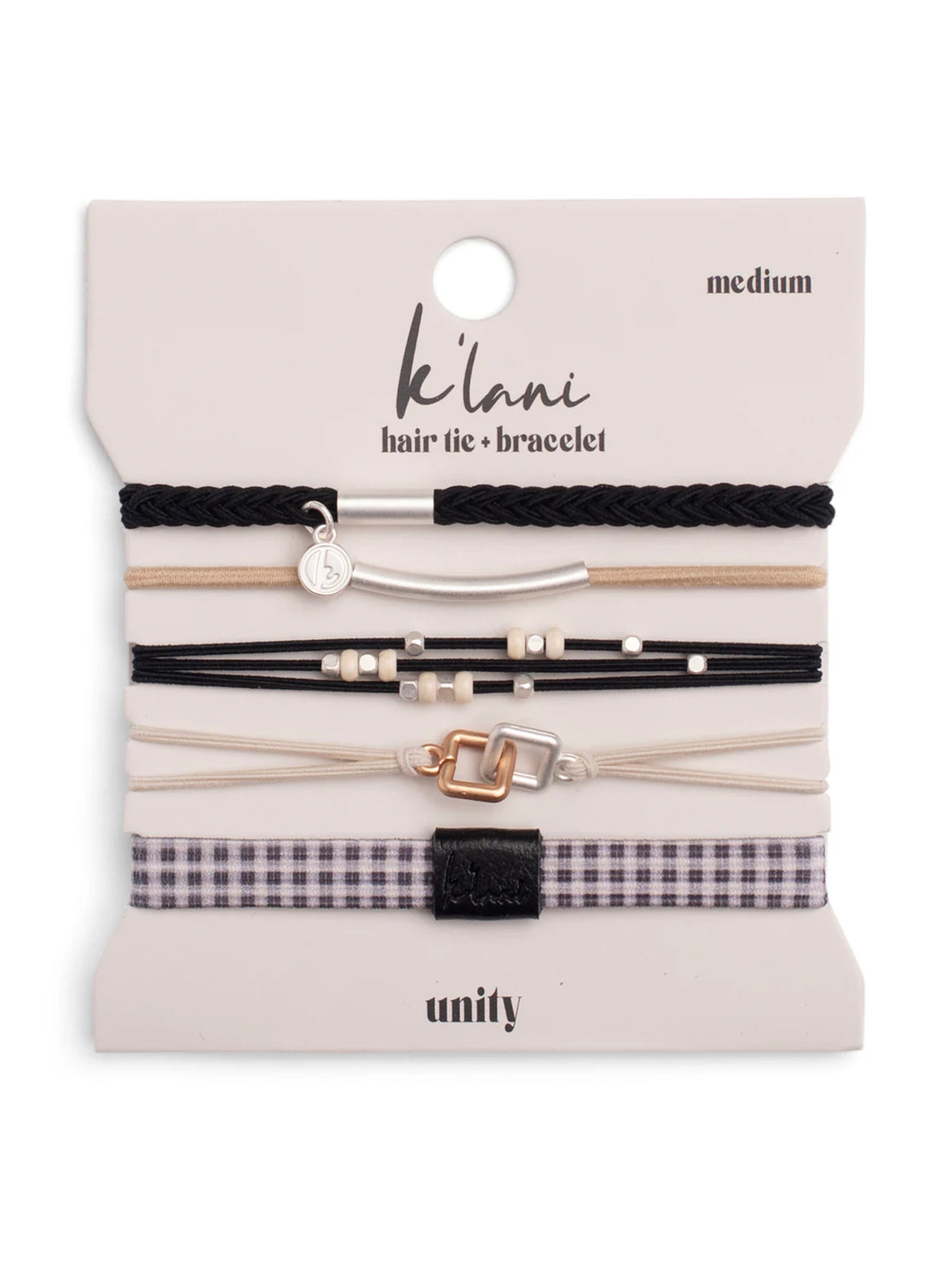 Unity Hair Tie Bracelet Set by K'lani