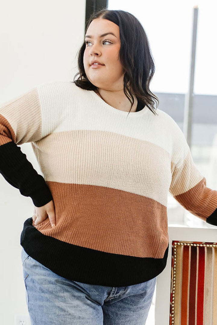 Paige Sweater in Fawn by Ampersand Ave