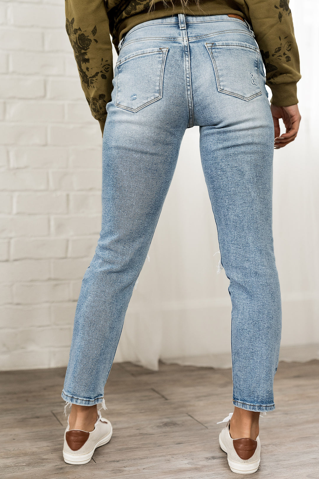 621 Denim in Light Wash by Ampersand Ave