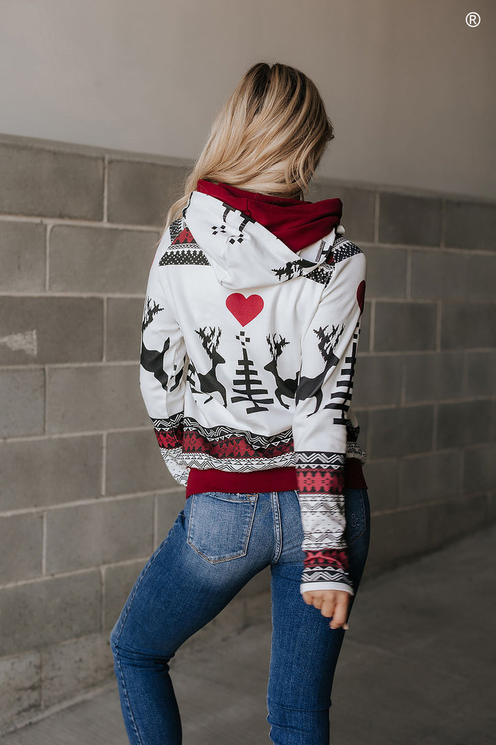 Winter Wonderland Doublehood Sweatshirt by Ampersand Ave