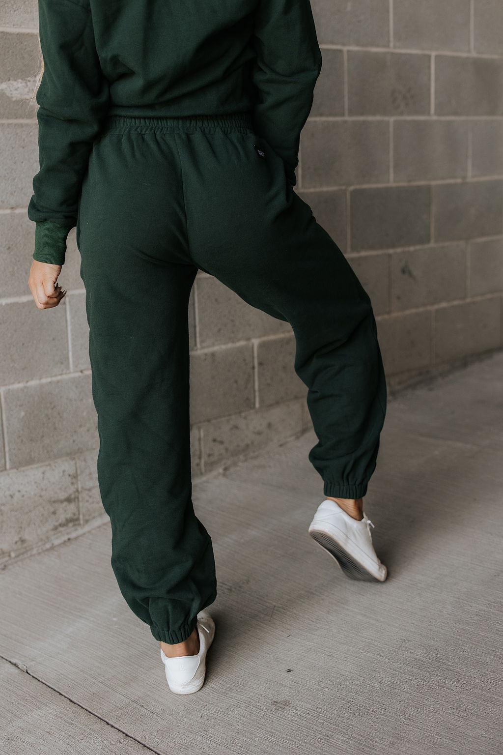 Forest Green Never Better Joggers by Ampersand Ave