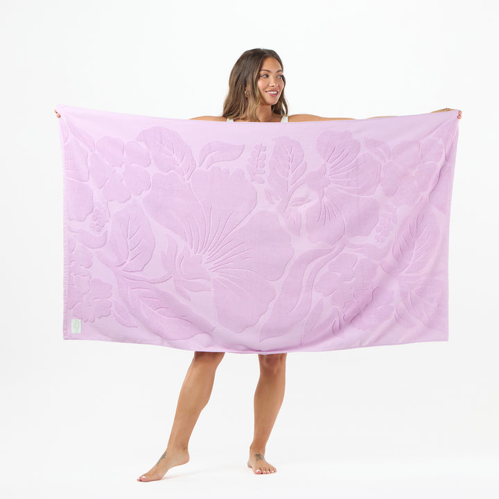 Beach Towel in Heipua Lavande by ALOHA
