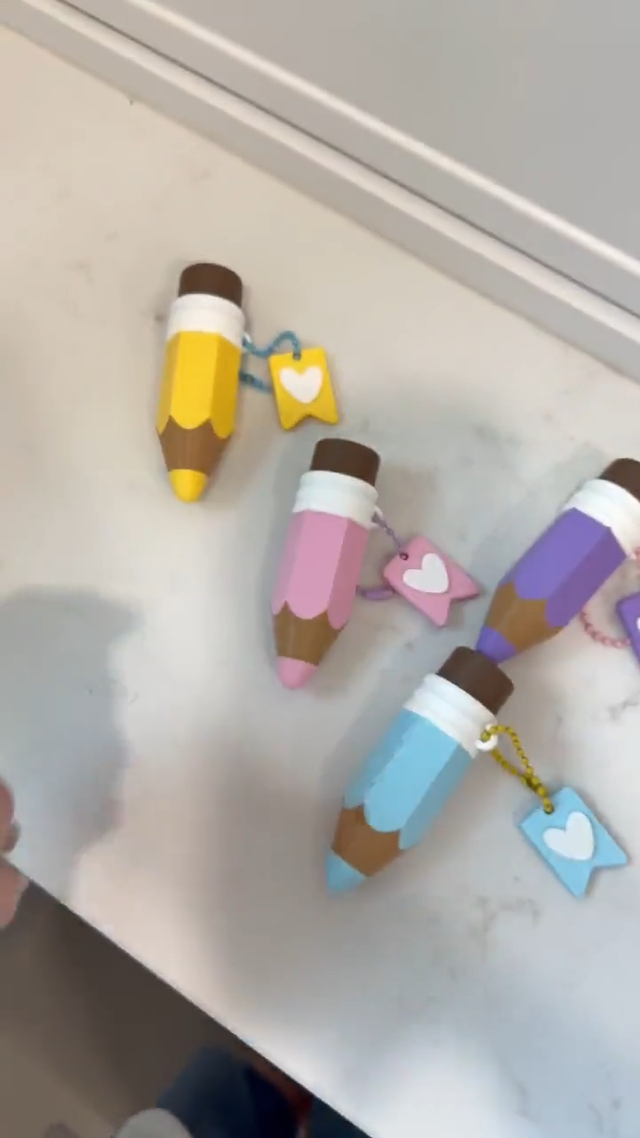 Pencil Clicker Keychain