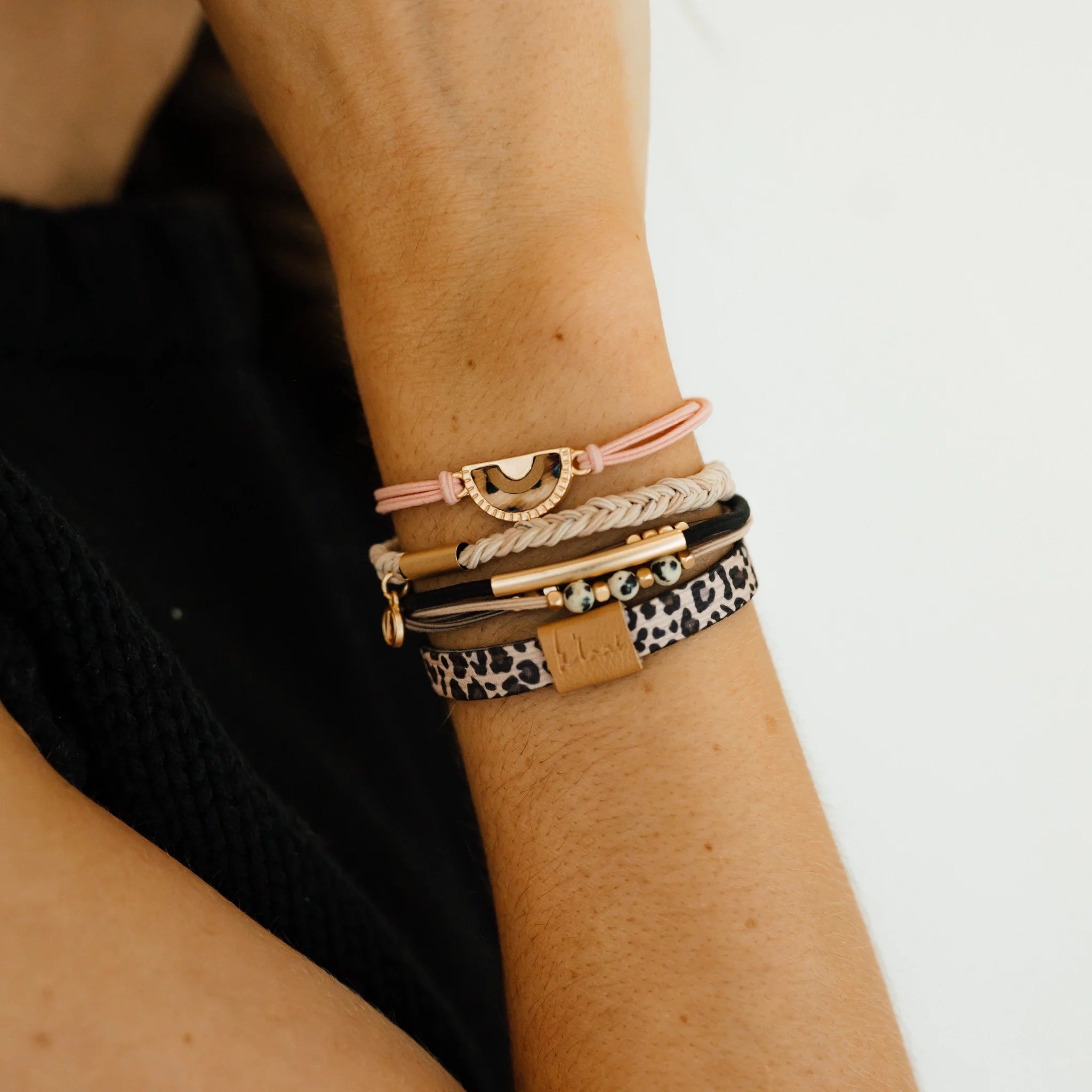 Wild Hair Tie Bracelet Set by K'lani