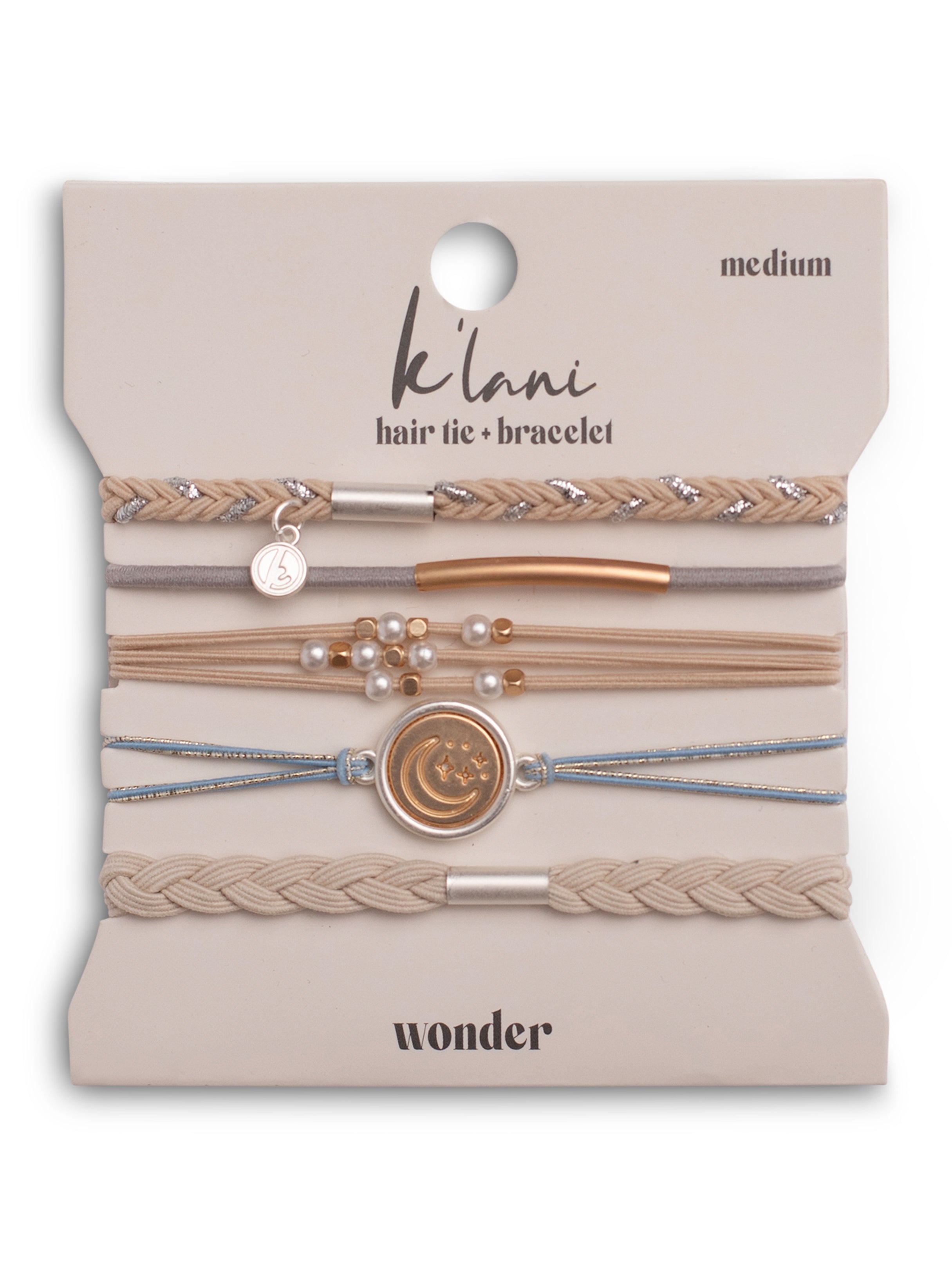 Wonder Hair Tie Bracelet Set by K'lani