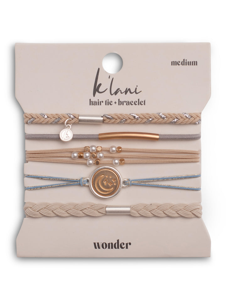 Wonder Hair Tie Bracelet Set by K'lani