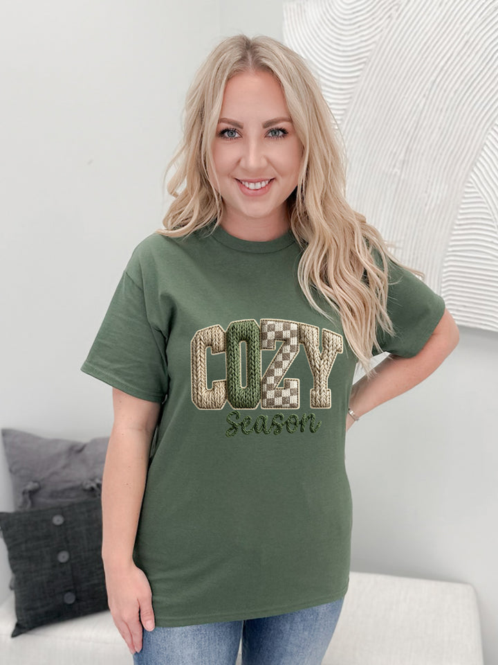 Knitted Cozy Season Graphix Tee