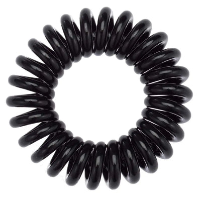 Kitsch Spiral Hair Ties 8 Pack in Black