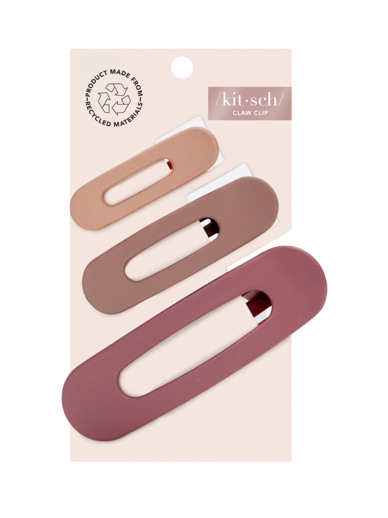 Kitsch Flat Lay Claw Clip in Terracotta