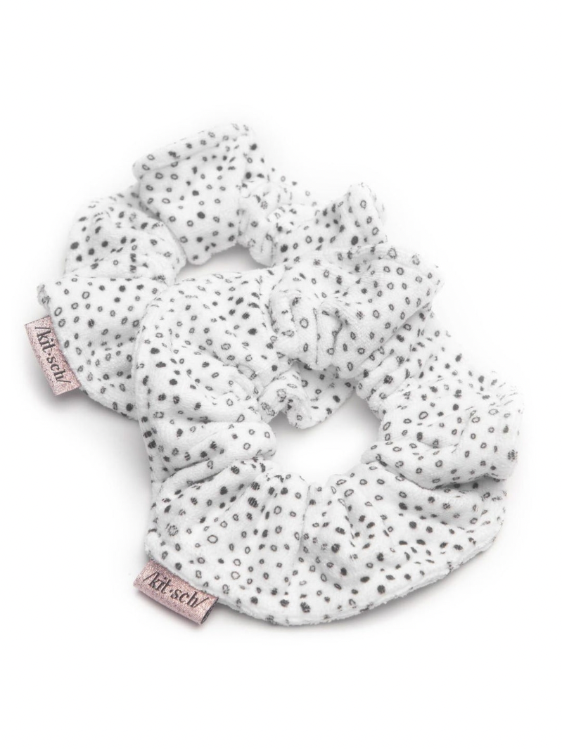Kitsch Towel Scrunchie Set in Micro Dot
